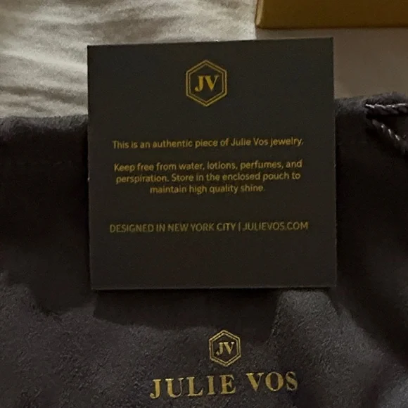 Elegant Julie Vos Silver Drop Earrings - Picture 7 of 8